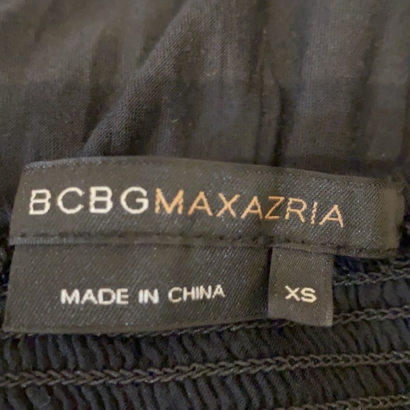 NWOT BCBG Tube Top Flutter Blouse - Picture 5 of 6